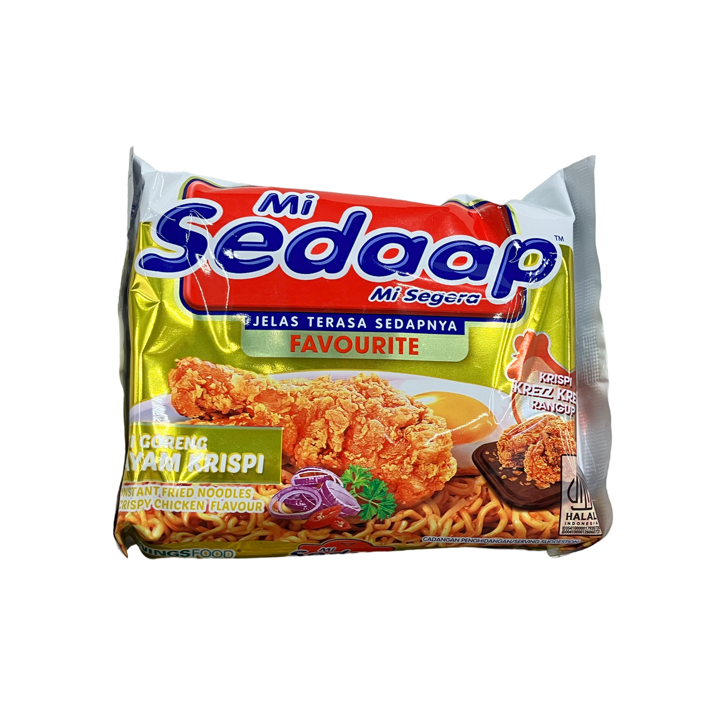 NI0018: MI SEDAAP INSTANT FRIED NOODLE CRISPY CHICKEN FLAVOR