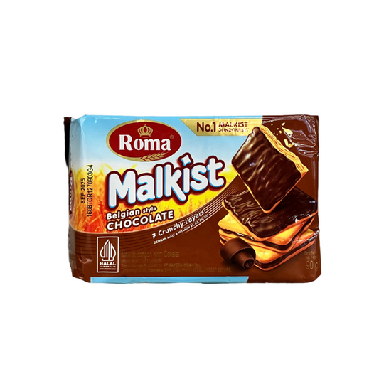 NI2022: ROMA MALKIST BELGIAN STYLE CHOCOLATE CRACKERS